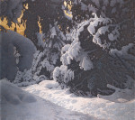 ₴ Картина пейзаж художника от 277 грн.: Зимний пейзаж