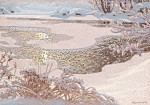 ₴ Картина пейзаж художника от 229 грн.: Мороз на замерзшем озере