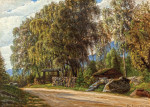 ₴ Картина пейзаж художника от 177 грн.: Вдоль грунтовой дороги
