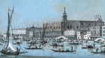 ₴ Картина городской пейзаж художника от 143 грн.: Сан Марко с дворцом Дукале и Рива Скьявони