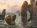 ₴ Купить картину море художника от 189 грн.: Скалистый берег