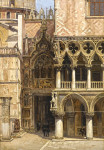 ₴ Картина городской пейзаж художницы от 159 грн.: Порта делла Карта дворца Дожей, Венеция
