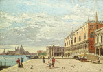 ₴ Репродукция городской пейзаж от 223 грн.: Набережная Венеции