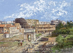 ₴ Репродукция городской пейзаж от 235 грн.: Колизей, Рим