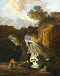 Пейзаж: Вид моста Лукано возле Тиволи и гробница Плавтия