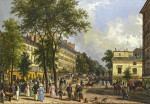 Купить картину городской пейзаж: Бульвар в Париже