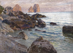 ⚓Репродукция морской пейзаж от 161 грн.: Фаральони скалы на Капри
