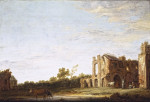 ₴ Репродукция пейзаж от 223 грн.: Пейзаж с руинами рейнсбургского аббатства близ Лейдена
