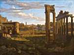 ₴ Репродукция пейзаж от 241 грн.: Вид с Капитолия, глядя в сторону Римского Форума