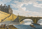 ₴ Картина городской пейзаж художника от 170 грн.: Паром на Сене ниже моста Руаяль, Париж