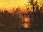 ₴ Репродукция пейзаж от 241 грн.: Закат над равнинами