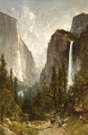 ₴ Купить репродукцию пейзаж от 221 грн.: Брайдлвейл водопад, долина Йосемити