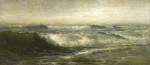 Морской пейзаж: Большие волны, на отмели