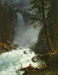 ₴ Купить репродукцию пейзаж известного художника от 247 грн.: Поток в Скалистых горах