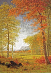 ₴ Репродукція краєвид від 208 грн.: Осінь в Америці, Онейда Каунті, Нью-Йорк