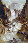 ₴ Купить репродукцию пейзаж от 221 грн.: Водопад Вернал Йосемити