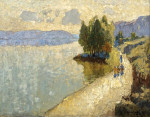 ₴ Репродукция картины пейзаж от 189 грн.: На озере