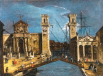 ₴ Картина городской пейзаж художника от 180 грн.: Венеция, вход в Арсенал