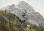 ₴ Репродукция пейзаж от 235 грн.: Западный путь, Скалистые горы