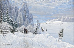 ₴ Репродукция пейзаж от 211 грн.: Зимний пейзаж