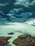 ₴ Репродукция пейзаж от 253 грн.: Ледник Национального парка