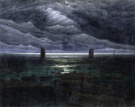 ⚓Картина морской пейзаж известного художника от 261 грн.: Берег моря в лунном свете