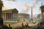 Купить картину пейзаж художника от 166 грн: Каприччио с древнеримскими памятниками включая триумфарную арку