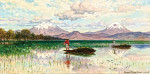 ₴ Репродукция пейзаж от 169 грн.: Пейзаж с озером