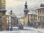₴ Картина городской пейзаж художника от 184 грн.: Вид на город