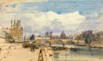 Городской пейзаж: Мост Руаяль, Париж