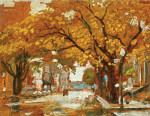 ₴ Репродукция пейзаж от 325 грн.: Осень, Шербрук, Монреаль