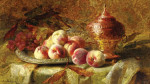 ₴ Репродукция натюрморт от 187 грн.: Персики и чайник