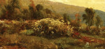 ₴ Репродукция пейзаж от 163 грн.: Осенние цветы на склоне горы