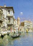 ₴ Репродукция городской пейзаж от 200 грн.: В гондоле, Венеция