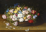 ₴ Репродукция натюрморт от 223 грн.: Корзина с цветами