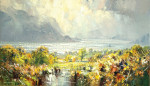 ₴ Репродукция пейзаж от 253 грн.: Осенний солнечный свет, Алсуотер