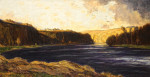 ₴ Репродукция пейзаж от 175 грн.: Река в Пертшире