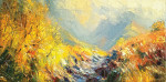 ₴ Репродукция пейзаж от 222 грн.: Осенний цвет недалеко от Баттермир