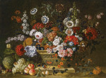 ₴ Репродукция натюрморт от 235 грн.: Цветы и фрукты