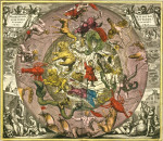Древние карты мира: Сценография небесных и земных северных полушарий