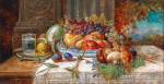₴ Репродукция натюрморт от 175 грн.: Натюрморт с фруктами и грибами