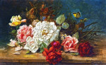 ₴ Репродукция натюрморт от 205 грн.: Натюрморт с розами