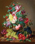 ₴ Репродукция натюрморт от 237 грн.: Натюрморт с цветами