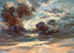 ₴ Репродукция пейзаж от 229 грн.: Изучение облаков, бурный закат