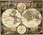 Древние карты мира: Новая карта в видении Эдита