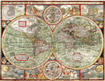 ₴ Древние карты высокого разрешения от 325 грн.: Новая и точная карта мира