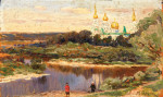₴ Репродукция пейзаж от 199 грн.: Вид на Новый Иерусалимский монастырь