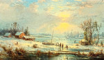 ₴ Репродукция пейзаж от 193 грн.: Зимний пейзаж