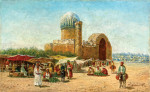 Пейзаж: Рынок в Центральной Азии
