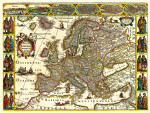 ₴ Древние карты высокого разрешения от 317 грн.: Новая Европа